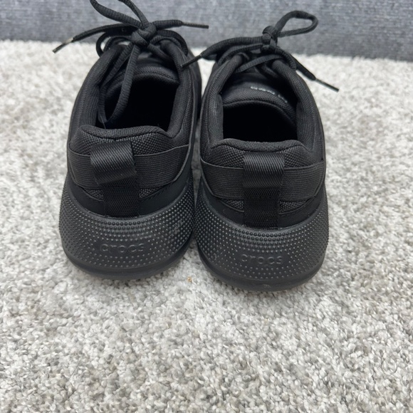 Crocs Women's Triple Black On The Clock Work Sneakers 209476 size 11 - Picture 6 of 8